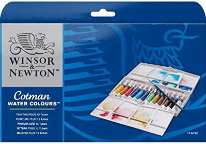 0390636 Set Acuarelas Winsor & Newton x 12 tubos