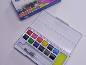Set Acuarelas Water Color Chino x 12 Pastillas