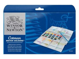 0390376 Set Acuarelas Winsor & Newton x 24 Painting Plus Medio Godets