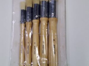 Set de Pinceles Ponceador Cerda Natural Martol x5