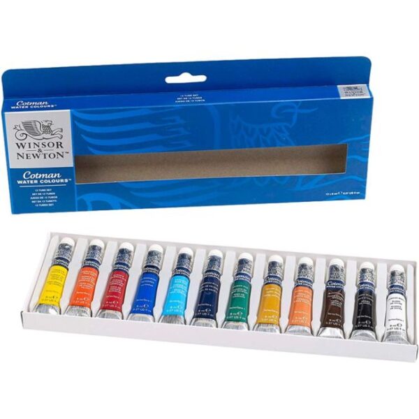 Set Acuarelas Winsor & Newton x 12 tubos