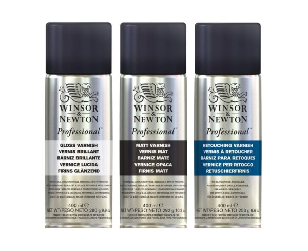 Barniz Winsor & Newton Spray - Tipos