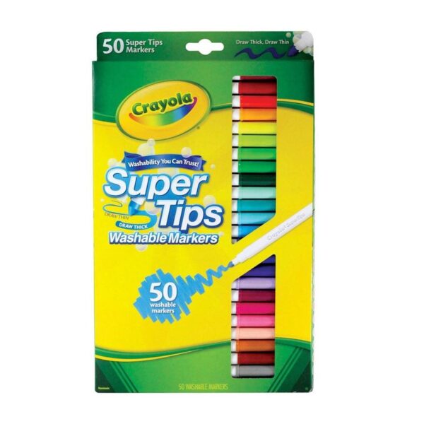 Crayola Super Tips x 50 y x100 Unidades - Imagen 2