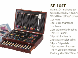 ESTUCHE DE MADERA KID PINTURA SET